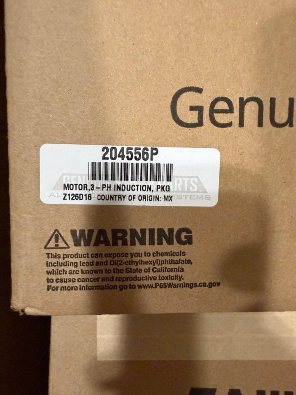204556P motor BRAND NEW SEALED with receipt from SPEEDQUEEN